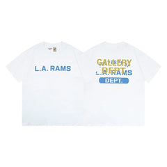 Gallery Dept L.A. Rams White Short Sleeve Tee