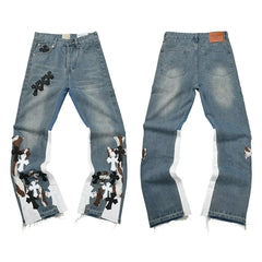 Gallery Dept Artwork Patchwork Flare Jeans