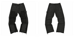 Gallery Dept Full‑Panel Patchwork Black Carpenter Jeans