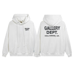 GALLERY DEPT HOLLYWOOD CA LOGO HOODIE BLACK