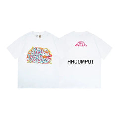 Gallery Dept Art That Kills Graffiti HHCOMP01 White Short Sleeve Tee