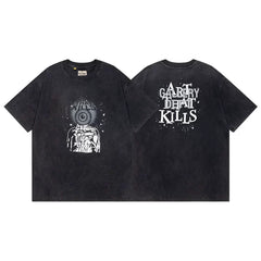 Gallery Dept Art Kills Space Figure Vintage Washed Short Sleeve Tee